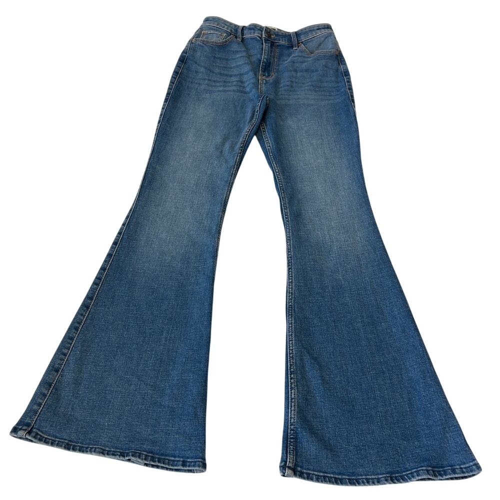 Abercrombie & Fitch Jeans Women's The Flare Ultra High Rise Denim Blue Sz. 0R/25